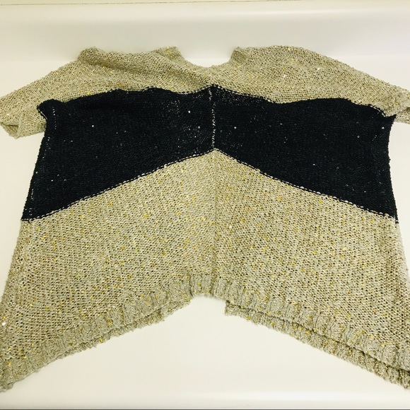 Daytrip short sleeve sequin color block cardigan - Picture 9 of 9